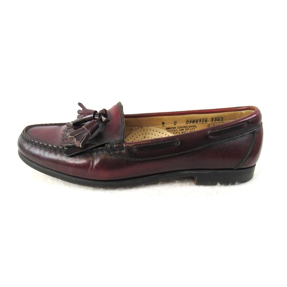 G.H Bass Weejuns Shoes Leather Dress Penny Loafers Tassels Mens SZ 9 main image 6